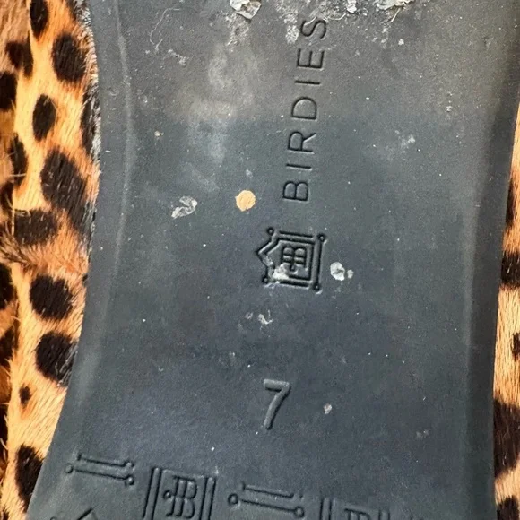 Birdies Starling Cheetah Smoking Slipper size 7 - Picture 8 of 10